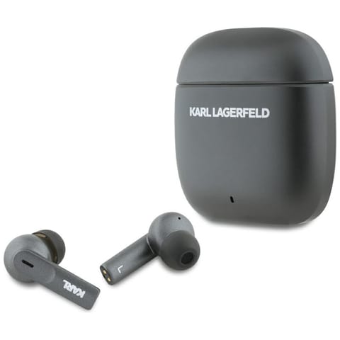 ⁨Słuchawki TWS Karl Lagerfeld Metal       Printed Logo ANC/ENC czarny⁩ w sklepie Wasserman.eu
