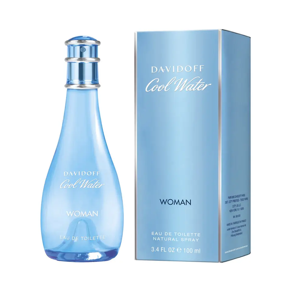 ⁨Davidoff Cool Water Woman Woda Toaletowa 100 ml⁩ w sklepie Wasserman.eu