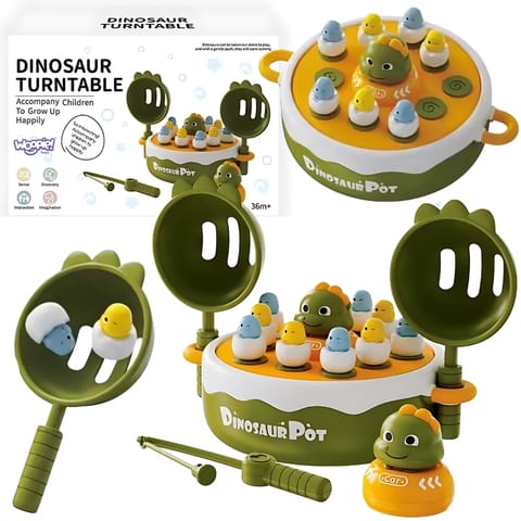 ⁨WOOPIE Gra Zręcznościowa Łowienie Dinozaurów 2w1 Katapulta⁩ w sklepie Wasserman.eu