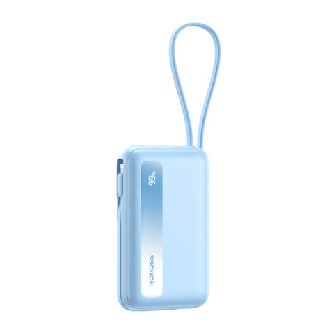 ⁨Powerbank Romoss PPR10 10000mAh (niebieski)⁩ w sklepie Wasserman.eu