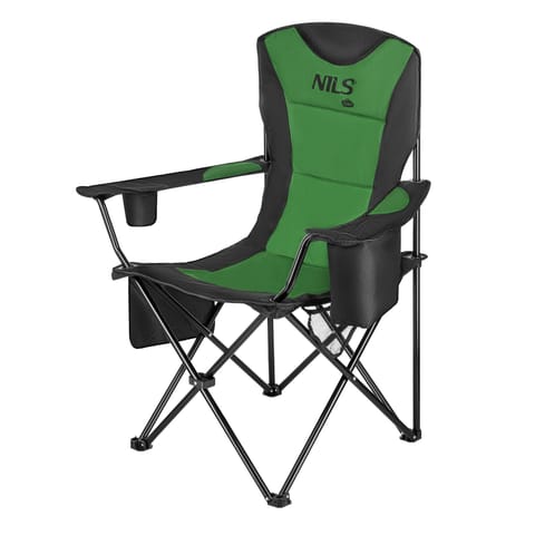 ⁨NC3501 KRZESŁO KEMPINGOWE SKŁADANE KHAKI NILS CAMP⁩ w sklepie Wasserman.eu
