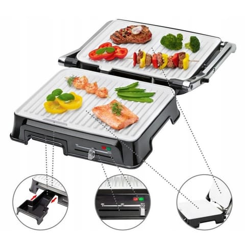 ⁨GRILL KONTAKTOWY CLATRONIC KG 3571⁩ w sklepie Wasserman.eu