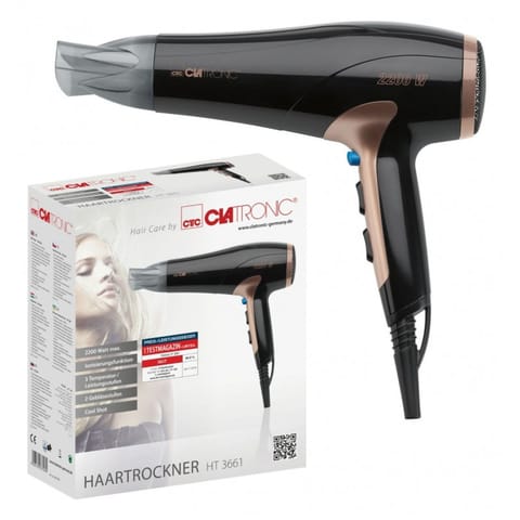 ⁨Clatronic HT 3661 Black, Copper 2200 W⁩ at Wasserman.eu