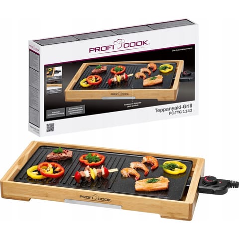 ⁨ProfiCook PC-TYG 1143 teppanyaki hob Table-top Metal⁩ at Wasserman.eu