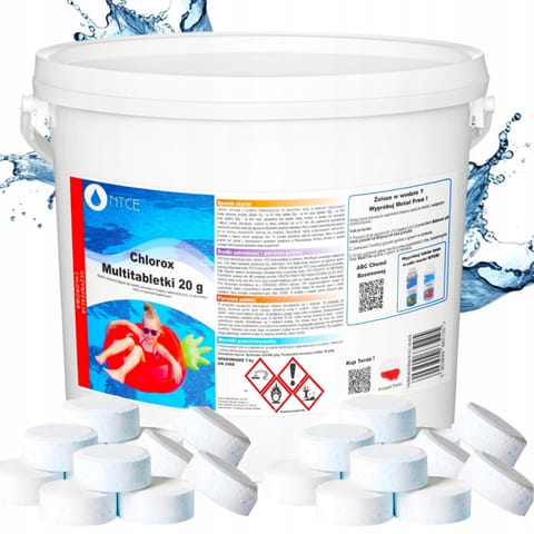 ⁨5 KG NTCE CHLOROX 20g BIAŁE CHEMIA⁩ w sklepie Wasserman.eu