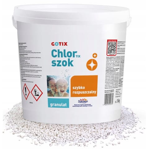 ⁨GOTIX CHLORTIX SZOK -- 5kg -- CHEMIA⁩ w sklepie Wasserman.eu