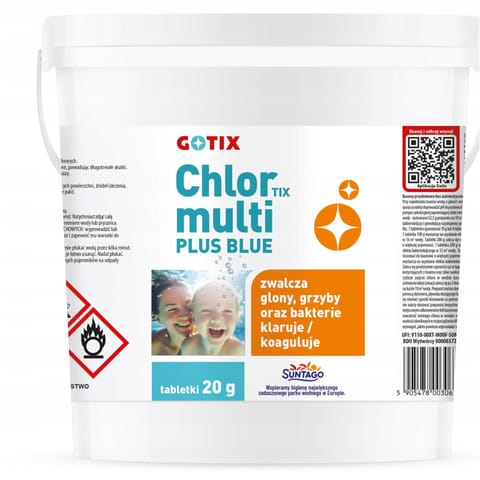 ⁨GOTIX CHLORTIX MULTI 20g BLUE 5kg CHEMIA⁩ w sklepie Wasserman.eu