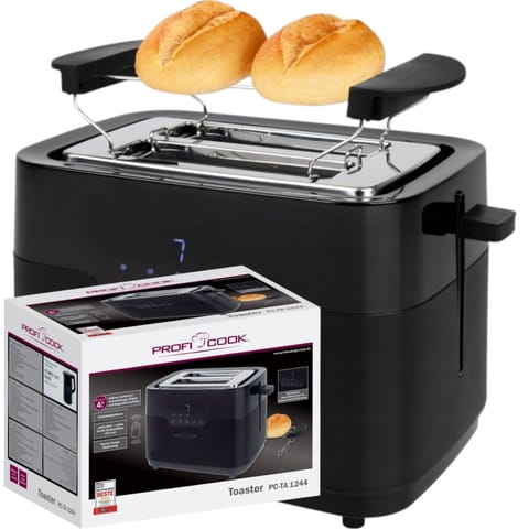⁨wzp TOSTER PROFICOOK PC-TA 1244 CZARNY⁩ w sklepie Wasserman.eu