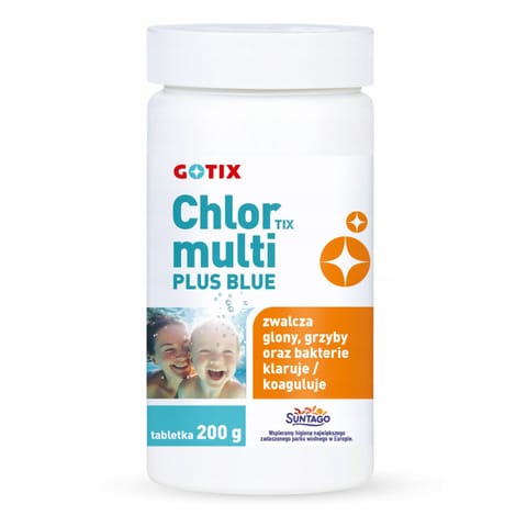 ⁨GOTIX CHLORTIX MULTI - 200g BLUE 1kg - CHEMIA⁩ w sklepie Wasserman.eu