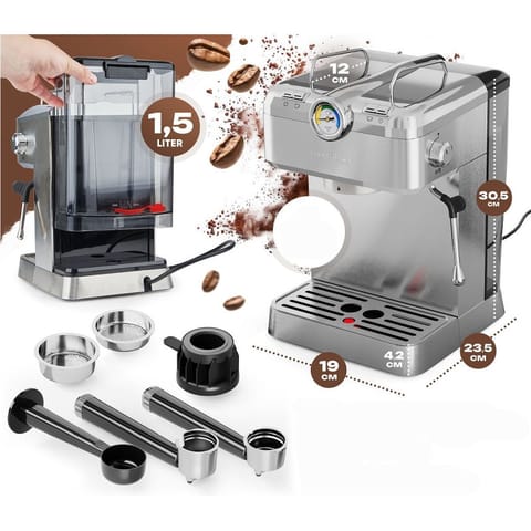 ⁨wzp wyp  EKSPRES DO KAWY PROFICOOK PC-ES/KA 1267 E⁩ w sklepie Wasserman.eu
