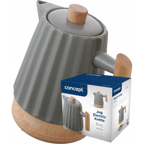 ⁨wzpCZAJNIK CERAMICZNY CONCEPT RK-0092 CIEMNO SZARY⁩ w sklepie Wasserman.eu