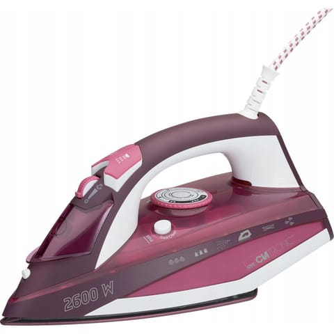⁨Clatronic DB 3705 Steam iron Ceramic soleplate 2600 W Rose⁩ at Wasserman.eu