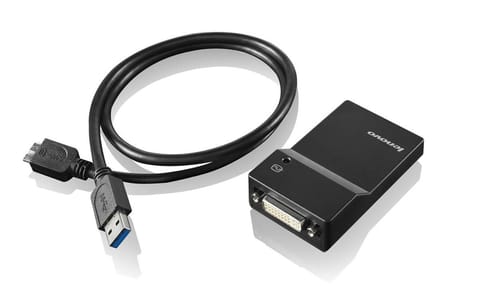 ⁨Lenovo USB3.0 to DVI-I Adapter⁩ w sklepie Wasserman.eu