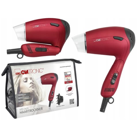 ⁨SUSZARKA CLATRONIC HTD 3429 CZERWONA⁩ w sklepie Wasserman.eu