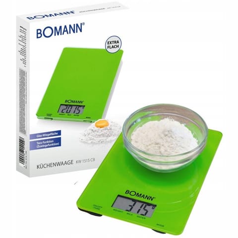 ⁨WAGA KUCHENNA BOMANN KW 1515 CB ZIELONA⁩ w sklepie Wasserman.eu