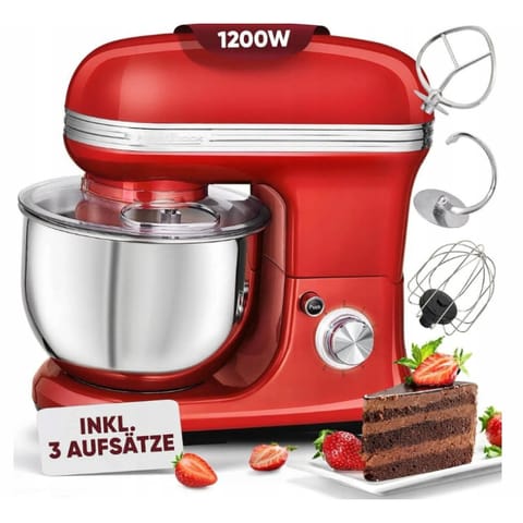 ⁨ROBOT PROFICOOK PC-KM 1197 CZERWONY⁩ w sklepie Wasserman.eu