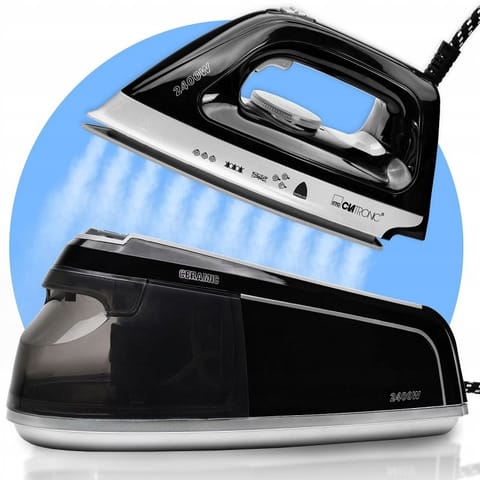 ⁨ŻELAZKO PAROWE CLATRONIC DBS 3749 CZARNE⁩ w sklepie Wasserman.eu