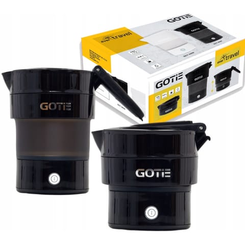 ⁨CZAJNIK GOTIE GCT-600C CZARNY⁩ w sklepie Wasserman.eu