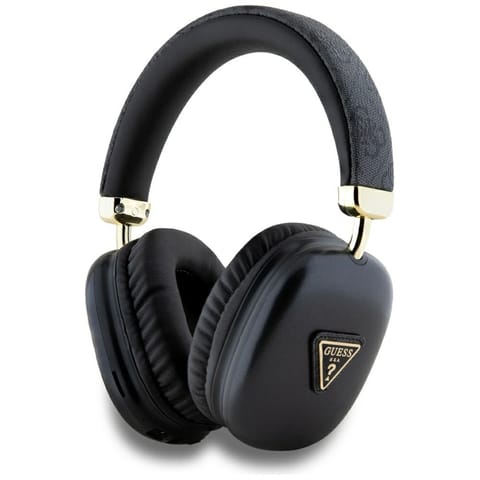 ⁨Słuchawki nauszne Guess Bluetooth 5.3 4G Triangle Logo czarny⁩ w sklepie Wasserman.eu