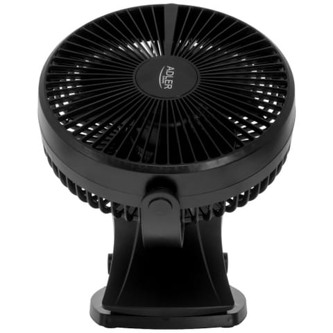 ⁨Wentylator biurkowy z klipsem |Akumulatorowy| 15,5 cm | 360° obrót| USB-C |⁩ w sklepie Wasserman.eu