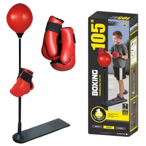 ⁨WOOPIE Zestaw Bokserski Stojąca Gruszka Regulowana 70-105 cm⁩ w sklepie Wasserman.eu
