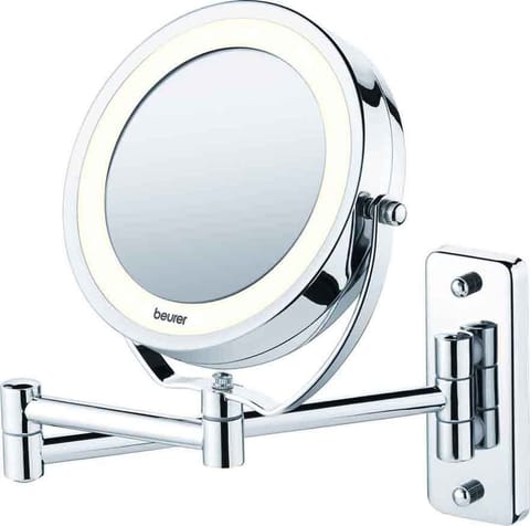 ⁨Beurer BS 59 makeup mirror Freestanding Round Silver⁩ at Wasserman.eu