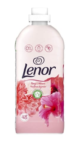 ⁨P&G LENOR KONC D/PŁ 1,2L PEONY&HIBISCUS &⁩ w sklepie Wasserman.eu