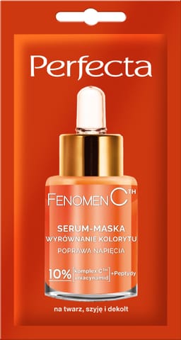 ⁨PERFECTA Beauty Fenomen C Serum - maska wyrównanie kolorytu na twarz szyję i dekolt⁩ w sklepie Wasserman.eu
