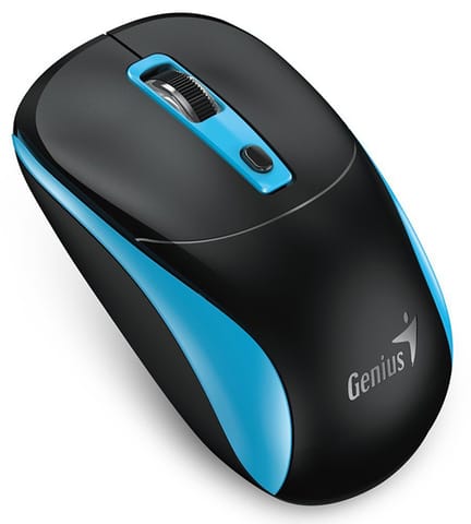⁨Mysz bezprzewodowa, Genius NX-7123, czarno-niebieski, optyczna, 1200DPI⁩ w sklepie Wasserman.eu