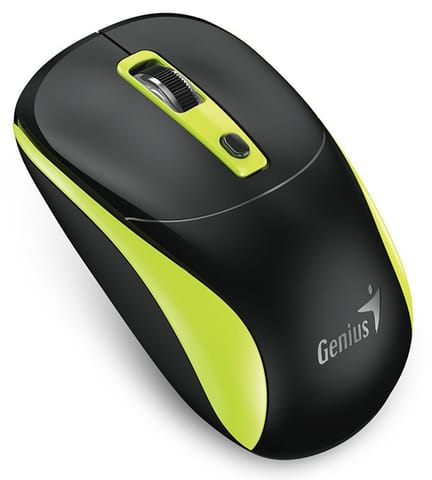 ⁨Mysz bezprzewodowa, Genius NX-7123, czarno-zielona, optyczna, 1200DPI⁩ w sklepie Wasserman.eu