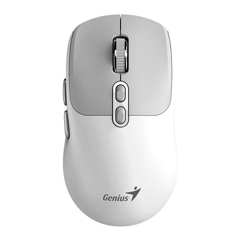 ⁨Mysz bezprzewodowa, Genius NX-8080S BT, biało-szary, optyczna, 1600DPI⁩ w sklepie Wasserman.eu