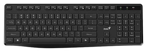 ⁨Genius KB-7200 COPILOT, klawiatura AAA, CZ/SK, 2.4 [Ghz], bezprzewodowa, czarna⁩ w sklepie Wasserman.eu