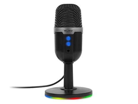 ⁨Mikrofon studyjny z podstawką BLOW LED⁩ w sklepie Wasserman.eu