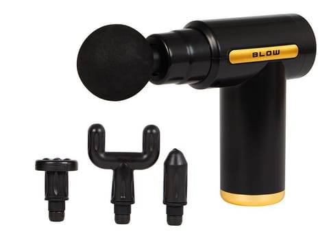 ⁨Pistolet do masażu masażer BLOW Wave 3000 + 4 końcówki⁩ w sklepie Wasserman.eu