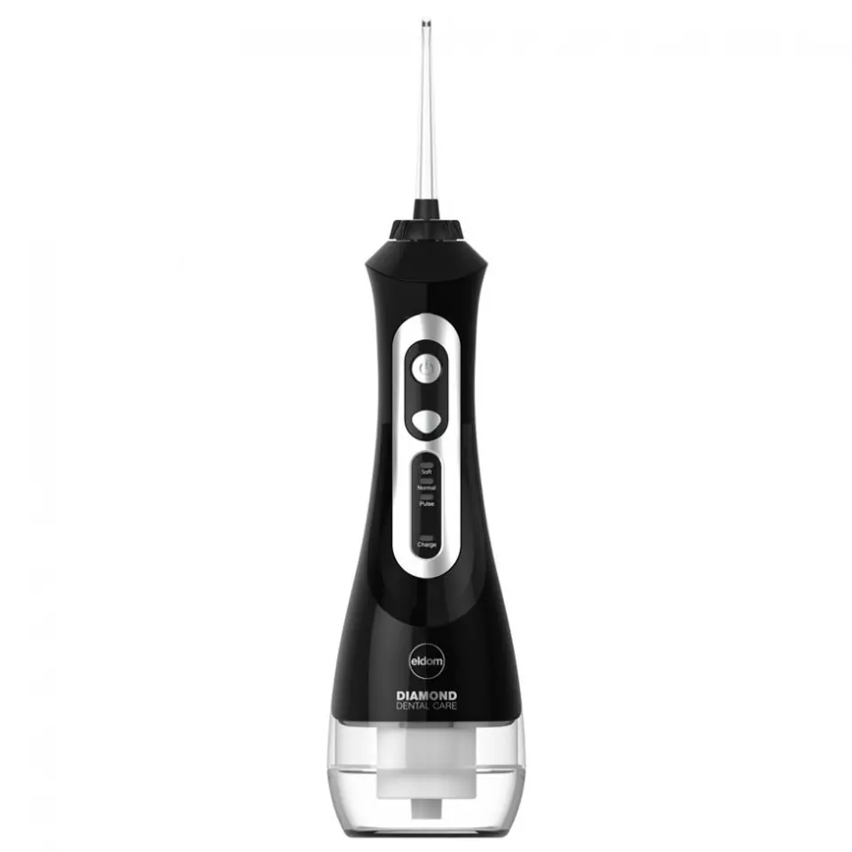 ⁨ELDOM Oral Irrigator Jett, 5 Jet Tips, Black RY100C⁩ at Wasserman.eu