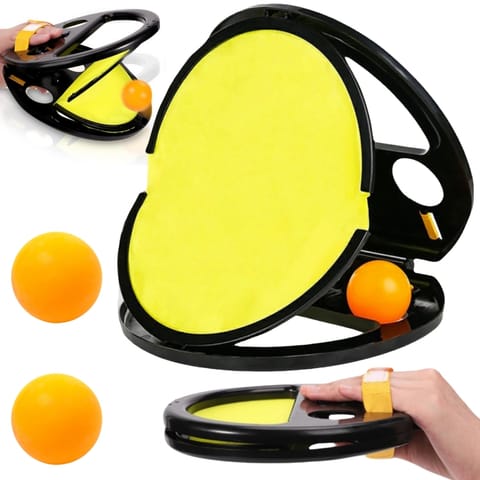 ⁨WOOPIE Catch Ball Gra Zręcznościowa Rzucaj Łap Paletka+ 2 Piłki⁩ w sklepie Wasserman.eu