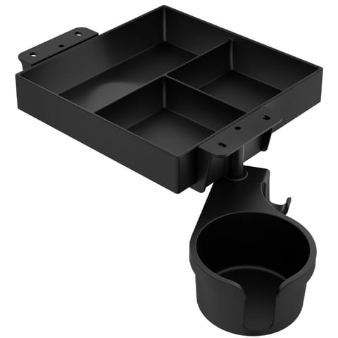 ⁨Szuflada podblatowa Spacetronik SPB-129B Czarna⁩ w sklepie Wasserman.eu
