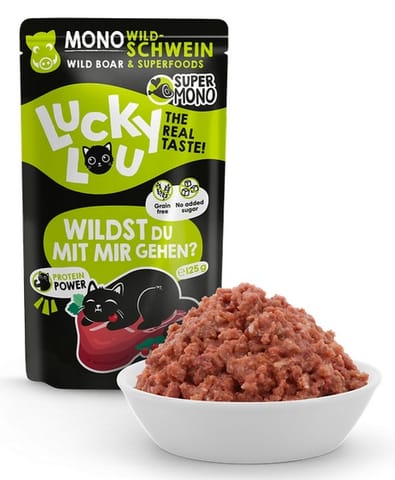 ⁨Lucky Lou SuperMono Dzik saszetka 125g⁩ w sklepie Wasserman.eu