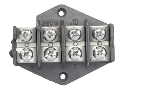 ⁨LISTWA ZACISKOWA, PIERŚCIEŃ ROZGAŁĘŹNY 4X10MM2 CZARNY⁩ w sklepie Wasserman.eu