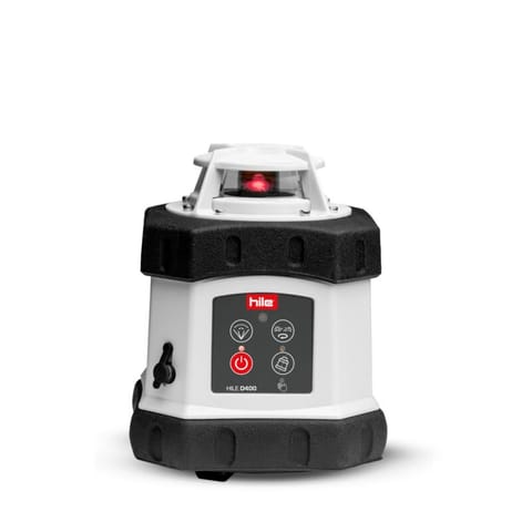 ⁨NIWELATOR LASEROWY ROTACYJNY HILE D400 + STATYW + ŁATA⁩ w sklepie Wasserman.eu