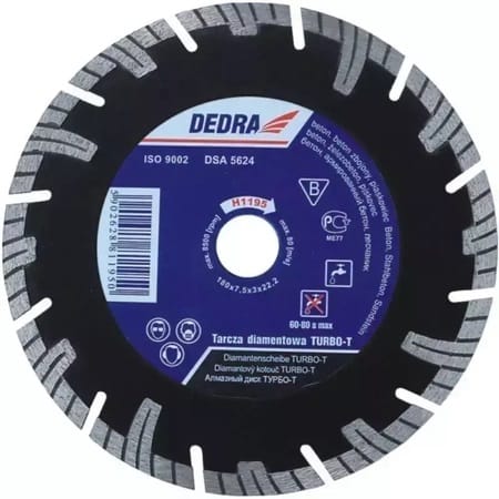 ⁨TARCZA DIAMENTOWA 125MM TURBO-T⁩ w sklepie Wasserman.eu