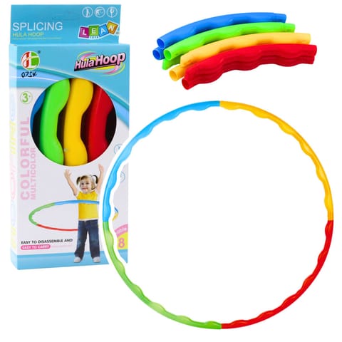 ⁨Hula-hop Z Wypustkami Składane Kolorowe 8 Części 60cm⁩ w sklepie Wasserman.eu