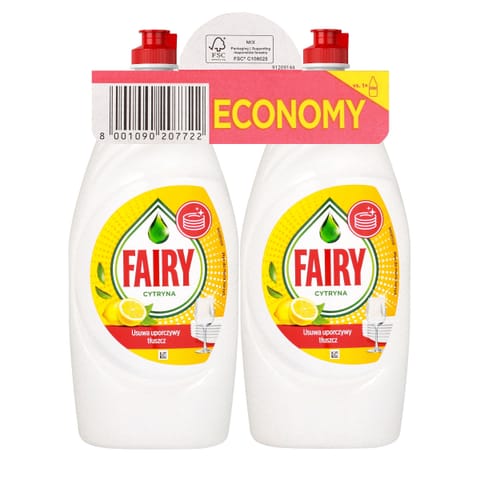 ⁨P&G FAIRY PŁYN D/NACZYŃ CYTRYNA 2x900ml&⁩ w sklepie Wasserman.eu
