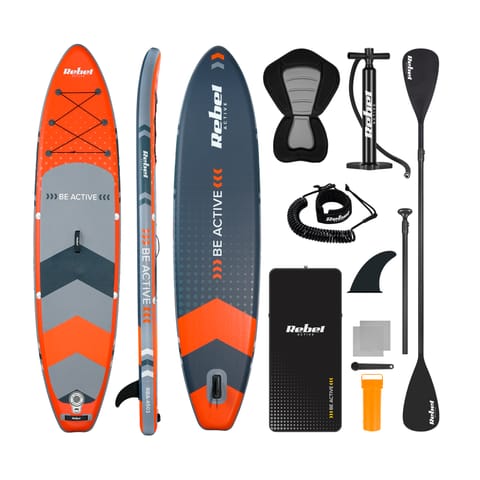 ⁨Deska SUP REBEL ACTIVE RBA4501 - pomarańczowa⁩ w sklepie Wasserman.eu