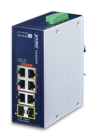 ⁨Planet IP30 Industrial 4-Port⁩ w sklepie Wasserman.eu