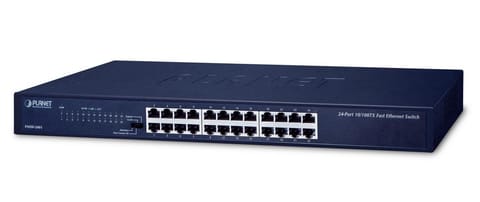 ⁨Planet 24-Port 10/100Base-TX Fast⁩ w sklepie Wasserman.eu