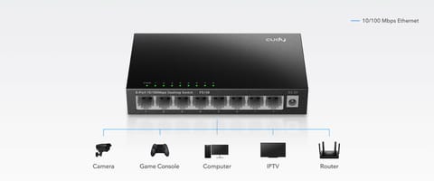 ⁨SWITCH   FS108 8-PORTOWY CUDY⁩ w sklepie Wasserman.eu