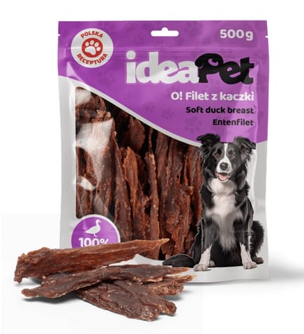 ⁨IdeaPet O! Filet z kaczki 500g⁩ w sklepie Wasserman.eu