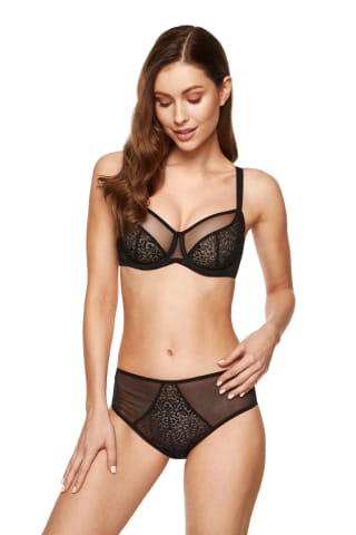 ⁨Gabi figi koronkowe czarne (kolor czarny, rozmiar 42)⁩ w sklepie Wasserman.eu