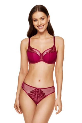 ⁨Angel biustonosz półusztywniany (kolor fuksjowy, rozmiar 95D)⁩ w sklepie Wasserman.eu